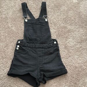 💜 3 for $10 Divided Black Denim Romper
